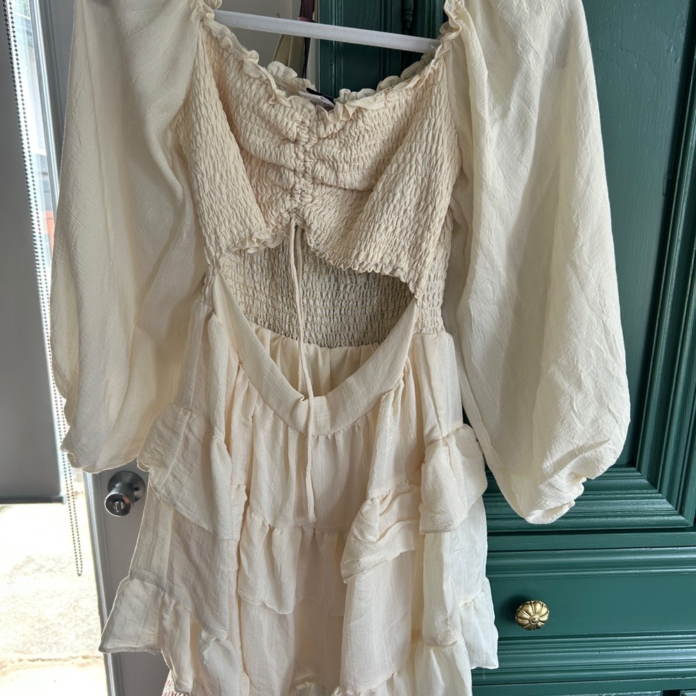 Windsor Cream Textured Dress